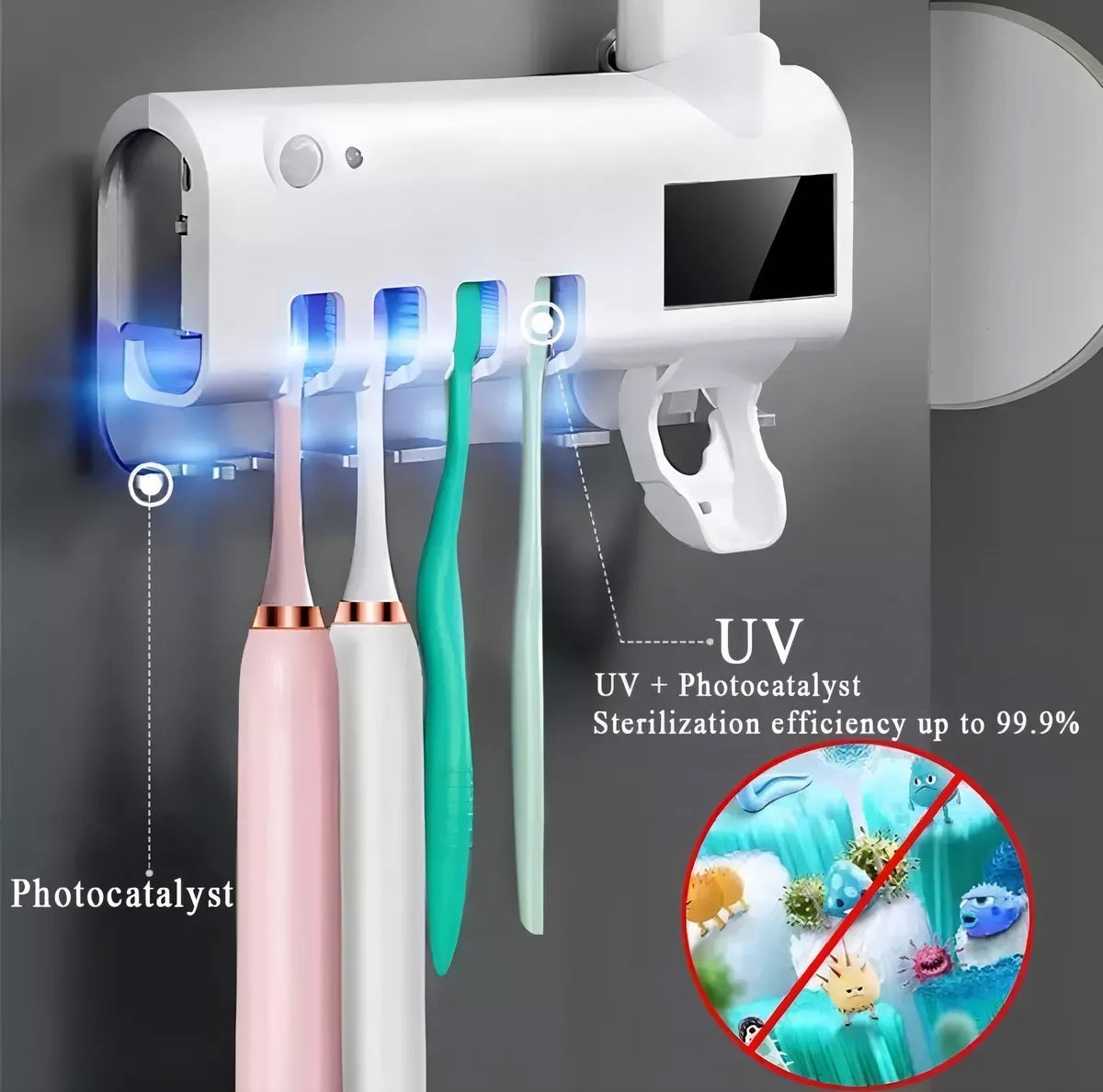 Dispensador Crema Dental+ Soporte Esteri