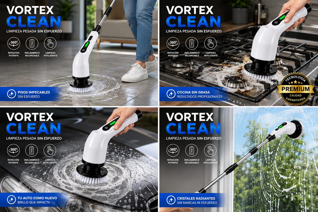 Vortex Clean™ – Convierte la limpieza pesada en algo fácil.